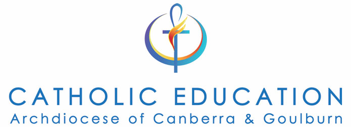 Catholic Education Archdiocese of Canberra & Goulburn logo